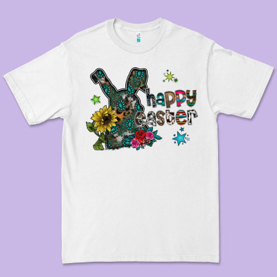 Happy Easter Premium Tee Designed By Cowhidedigitalart
