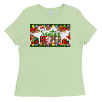 Matcha Christmas Santa's Helper Ladies Tee - Artiststas