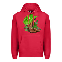 Cardinal green  cowgirl and roses Premium Hoodie - AdoDesignShop