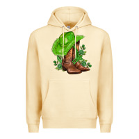Pina Colada green  cowgirl and roses Premium Hoodie - AdoDesignShop