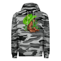 Slate Camo green  cowgirl and roses Premium Hoodie - AdoDesignShop