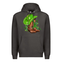 Smoke green  cowgirl and roses Premium Hoodie - AdoDesignShop