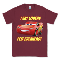 Burgundy movie cartoon cars Classic Tee - DesigneFamous