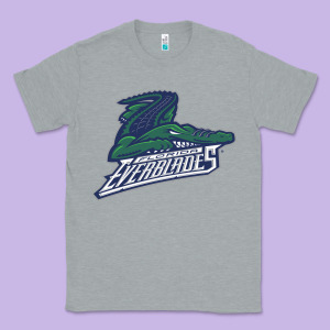 Florida Everblades Classic Tee Designed By Designefamous
