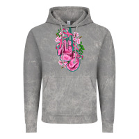 Cloud Rock cancer boxing gloves with ribbon Vintage Hoodie - AdoDesignShop