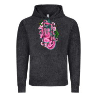 Vintage Black cancer boxing gloves with ribbon Vintage Hoodie - AdoDesignShop