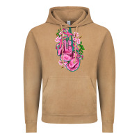 Vintage Camel cancer boxing gloves with ribbon Vintage Hoodie - AdoDesignShop