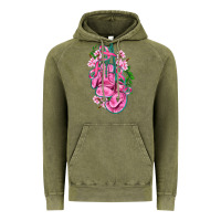Vintage Olive cancer boxing gloves with ribbon Vintage Hoodie - AdoDesignShop