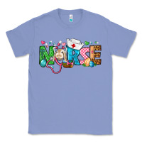 Colony Blue Easter Nurse Classic Tee - BundleAndBundleShop