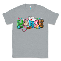 Heather Grey Easter Nurse Classic Tee - BundleAndBundleShop