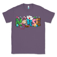 Lavender Easter Nurse Classic Tee - BundleAndBundleShop