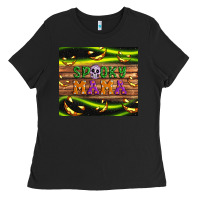 Black Spooky mama Ladies Tee - Artiststas