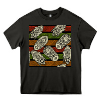 Asphalt african mask seamless pattern Heavy Core Tee - BundleAndBundleShop