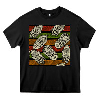 Black african mask seamless pattern Heavy Core Tee - BundleAndBundleShop