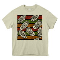 Mossy african mask seamless pattern Heavy Core Tee - BundleAndBundleShop
