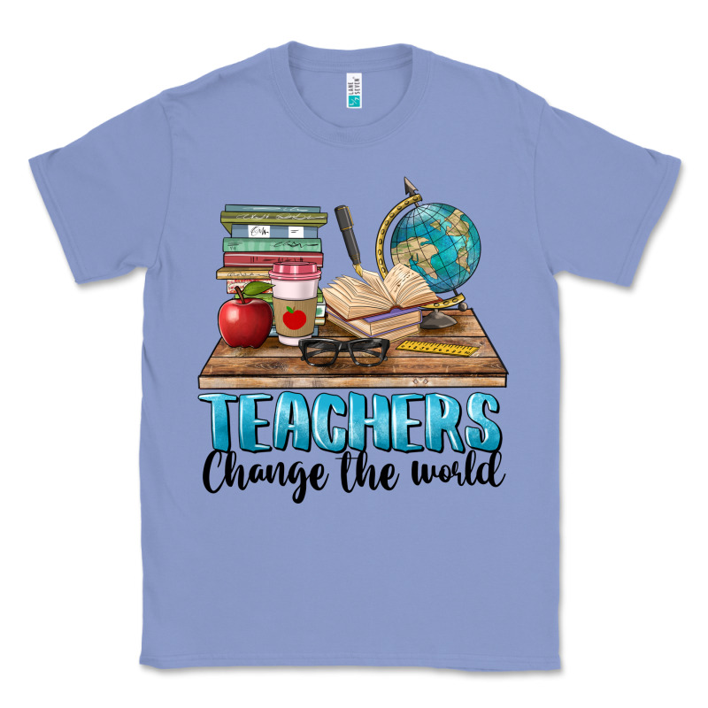 Teachers Change The World Classic Tee by BarkalooDesign | Teevron