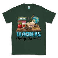 Sports Green teachers change the world Classic Tee - BarkalooDesign