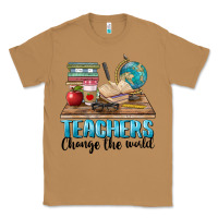 Toasted Coconut teachers change the world Classic Tee - BarkalooDesign