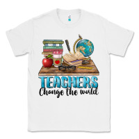 White teachers change the world Classic Tee - BarkalooDesign