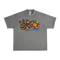 Tornado peace love autism sunflower Urban Heavy Tee - RacoonDesign