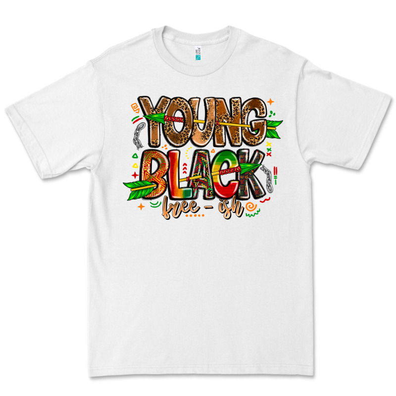 Young Black Free Ish Premium Tee by CowhideDigitalArt | Teevron
