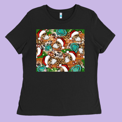 Santa Skeleton Christmas Tumbler Ladies Tee Designed By Artiststas