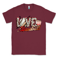 Burgundy love baseball Classic Tee - FaDigitalArtStudio