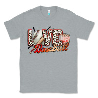 Heather Grey love baseball Classic Tee - FaDigitalArtStudio