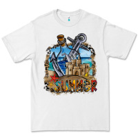 White summer min Premium Tee - CowhideDigitalArt