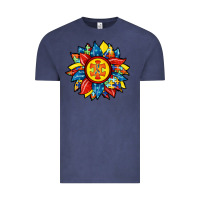 Vintage Denim autism sunflower Vintage Tee - RacoonDesign
