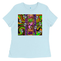 Baby Blue Spooky Ladies Tee - Artiststas