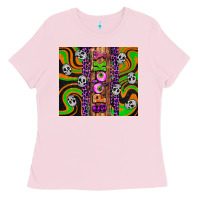 Bubblegum Pink Spooky Ladies Tee - Artiststas