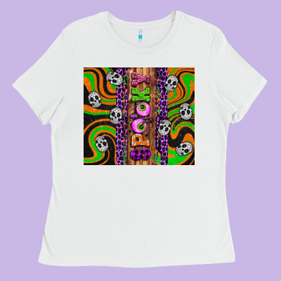 Spooky Ladies Tee Designed By Artiststas