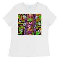 White Spooky Ladies Tee - Artiststas
