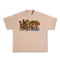 Burro peace love autism Urban Heavy Tee - RacoonDesign