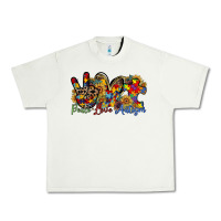 Pistachio peace love autism Urban Heavy Tee - RacoonDesign