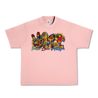 Salmon peace love autism Urban Heavy Tee - RacoonDesign