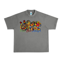 Tornado peace love autism Urban Heavy Tee - RacoonDesign