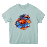 Arona halloween pumpkin patch  5 Heavy Core Tee - BundleAndBundleShop