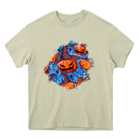 Mossy halloween pumpkin patch  5 Heavy Core Tee - BundleAndBundleShop