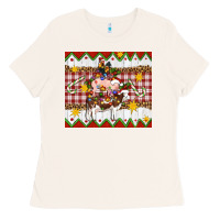 Bone Stacked Christmas Farm Ladies Tee - Artiststas
