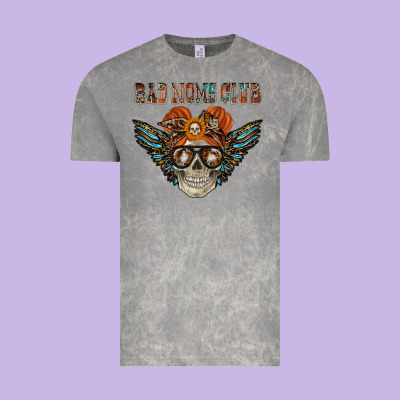 Bad Moms Club Vintage Tee Designed By Racoondesign