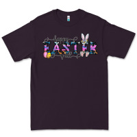 Plum Happy Easter Y'all Premium Tee - CowhideDigitalArt