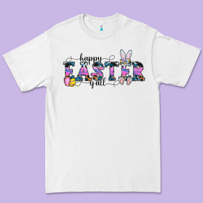 Happy Easter Y'all Premium Tee Designed By Cowhidedigitalart