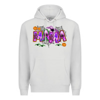Dove Grey halloween mama Premium Hoodie - AdoDesignShop
