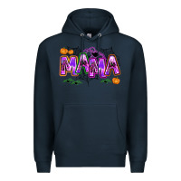 Navy halloween mama Premium Hoodie - AdoDesignShop