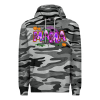 Slate Camo halloween mama Premium Hoodie - AdoDesignShop