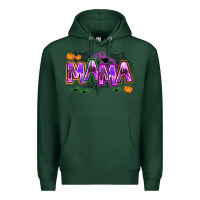 Sports Green halloween mama Premium Hoodie - AdoDesignShop