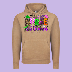 Nurse Practitioner Vintage Hoodie Designed By Adodesignshop
