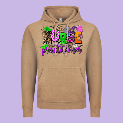 Nurse Practitioner Vintage Hoodie Designed By Adodesignshop